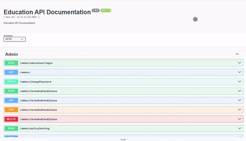 SGRS Education Backend GIF