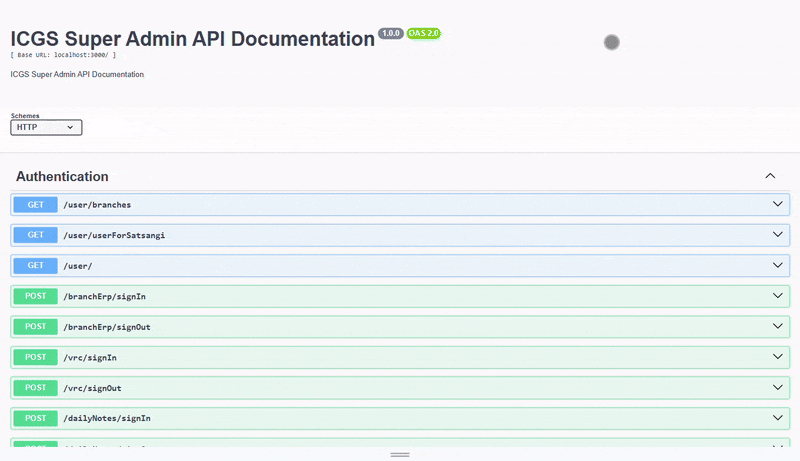 SGRS SuperAdmin Backend GIF